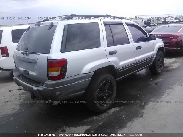 1J4GW48S54C337191 - 2004 JEEP GRAND CHEROKEE LAREDO/COLUMBIA/FREEDOM 银色 照片 4