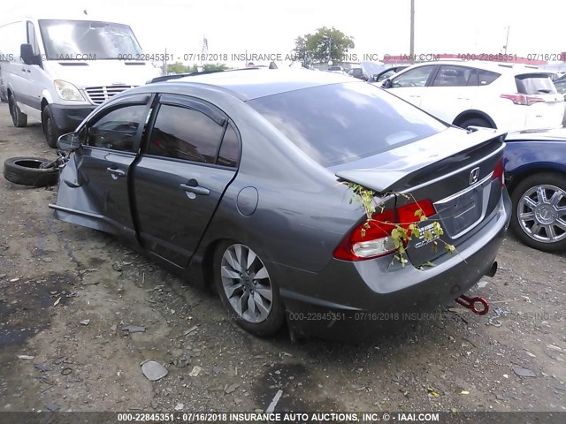 19XFA1F93BE027514 - 2011 HONDA CIVIC EXL 灰色 照片 3