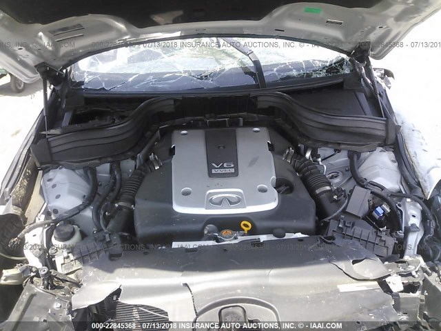 JN1BJ0RR4GM268191 - 2016 INFINITI QX50 SILVER photo 10