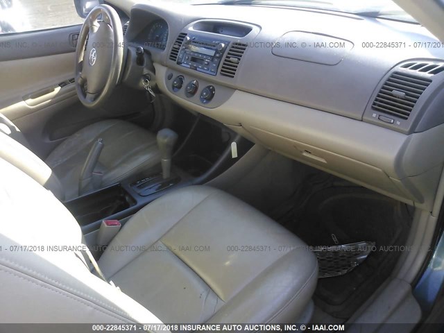 4T1BE32K83U771079 - 2003 TOYOTA CAMRY LE/XLE/SE 绿色 照片 5