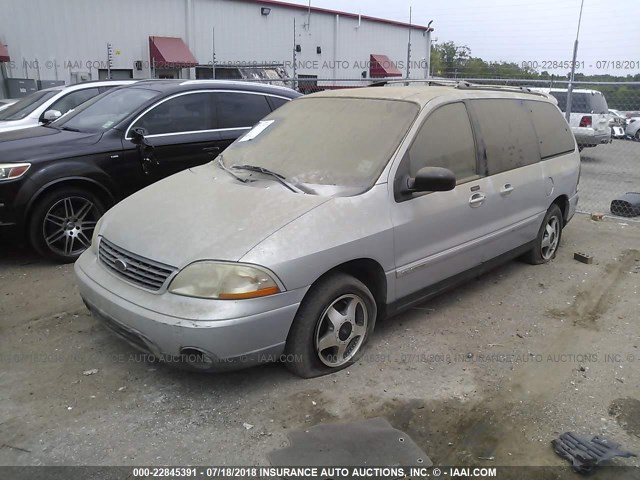 2FMZA57411BA18738 - 2001 FORD WINDSTAR SE SPORT SILVER photo 2