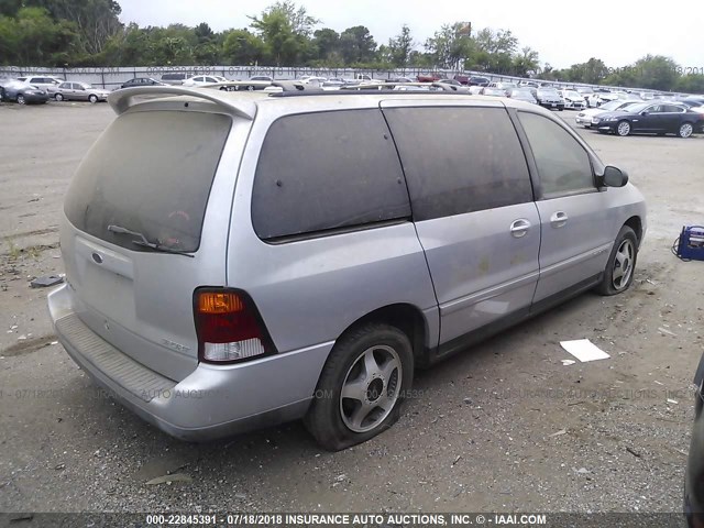 2FMZA57411BA18738 - 2001 FORD WINDSTAR SE SPORT SILVER photo 4