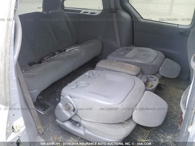 2FMZA57411BA18738 - 2001 FORD WINDSTAR SE SPORT SILVER photo 8