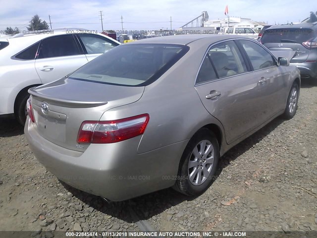4T1BE46K68U203579 - 2008 TOYOTA CAMRY CE/LE/XLE/SE GOLD photo 4
