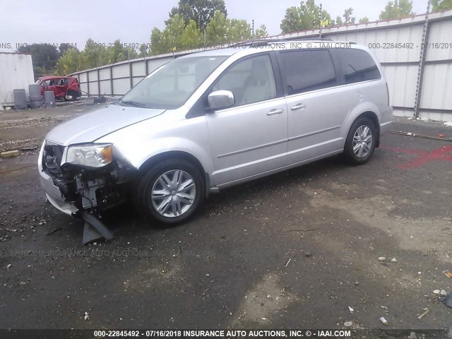 2A8HR64X08R614690 - 2008 CHRYSLER TOWN & COUNTRY LIMITED SILVER photo 2