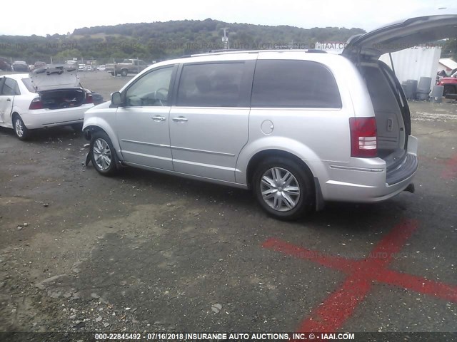 2A8HR64X08R614690 - 2008 CHRYSLER TOWN & COUNTRY LIMITED SILVER photo 3