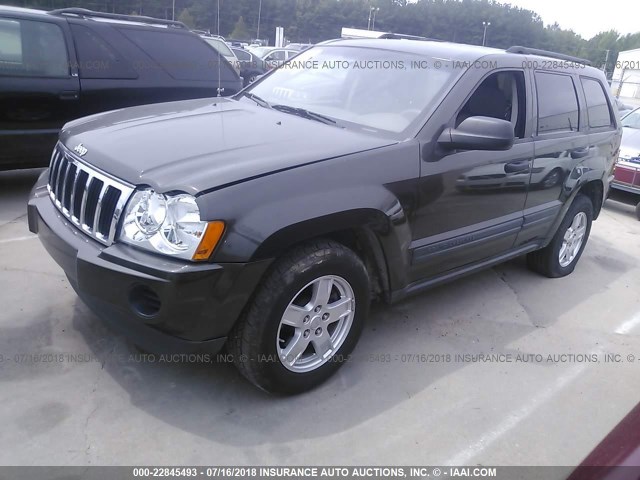 1J4GS48K45C525729 - 2005 JEEP GRAND CHEROKEE LAREDO/COLUMBIA/FREEDOM 绿色 照片 2