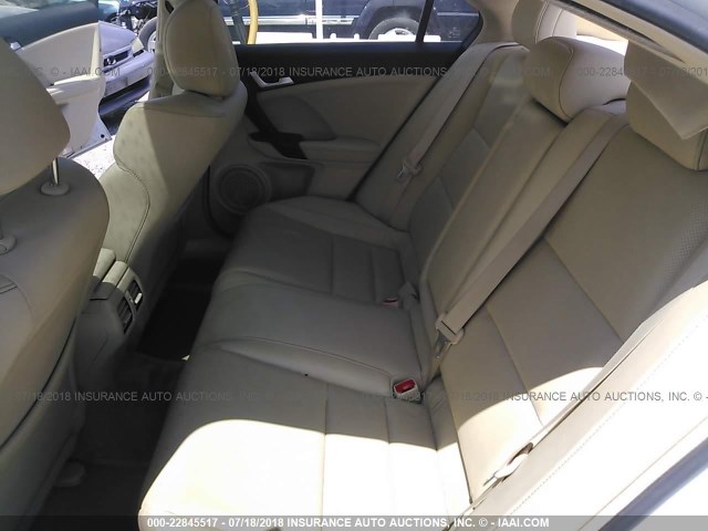 JH4CU2F62DC013344 - 2013 ACURA TSX TECH WHITE photo 8