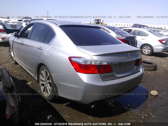 1HGCR2F52FA171550 - 2015 HONDA ACCORD SPORT SILVER photo 3