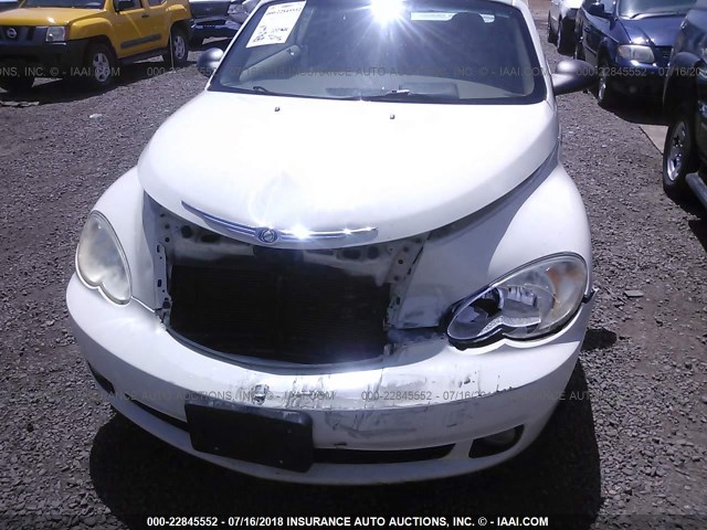 3C3HY55X66T201304 - 2006 CHRYSLER PT CRUISER TOURING WHITE photo 6