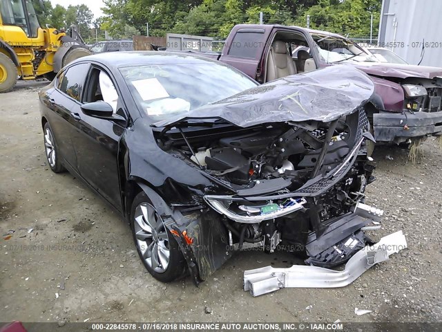 1C3CCCBB1GN161804 - 2016 CHRYSLER 200 S BLACK photo 1