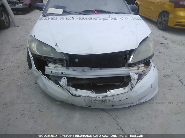 2HGES16304H632426 - 2004 HONDA CIVIC DX VP 白色 照片 6