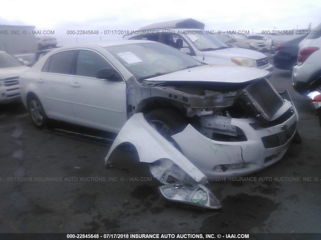 1G1ZB5E04CF306930 - 2012 CHEVROLET MALIBU LS WHITE photo 1