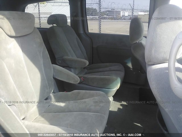 KNDMB233576179950 - 2007 KIA SEDONA EX/LX SILVER photo 8