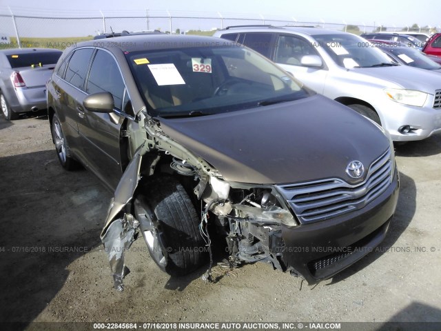 4T3ZK3BB0AU020487 - 2010 TOYOTA VENZA BROWN photo 1