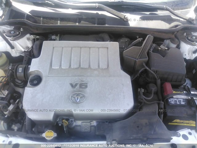 4T1BK3EK7AU599919 - 2010 TOYOTA CAMRY SE/LE/XLE 白色 照片 10