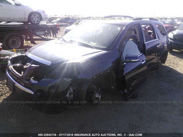 1GKER23D39J176977 - 2009 GMC ACADIA SLT-1 Niebieski zdjęcie 2