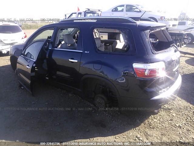 1GKER23D39J176977 - 2009 GMC ACADIA SLT-1 Niebieski zdjęcie 3