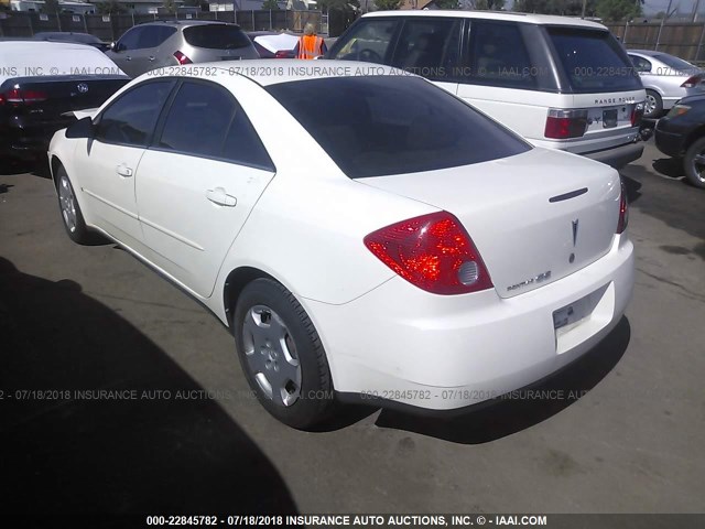 1G2ZF58B174256731 - 2007 PONTIAC G6 VALUE LEADER/BASE WHITE photo 3