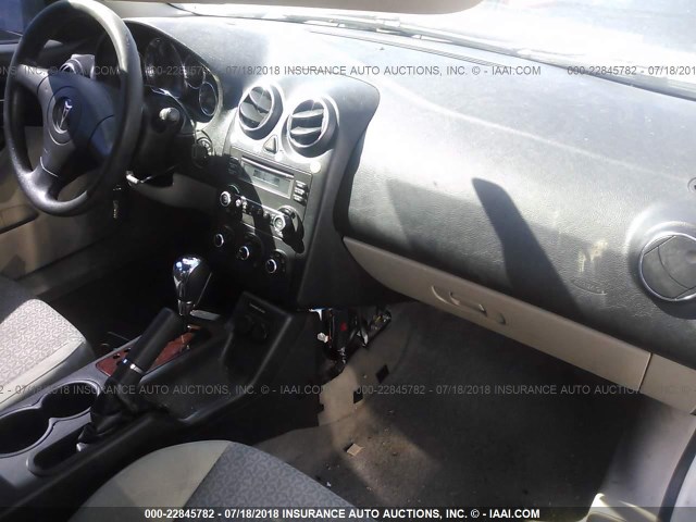 1G2ZF58B174256731 - 2007 PONTIAC G6 VALUE LEADER/BASE WHITE photo 5