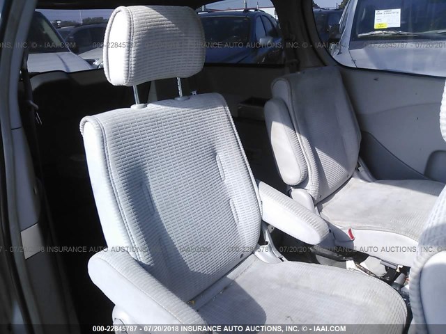 5N1BV28U44N323842 - 2004 NISSAN QUEST S/SE/SL SILVER photo 8