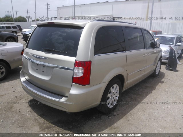 2C4RC1BG7DR558731 - 2013 CHRYSLER TOWN & COUNTRY TOURING 棕色 照片 4