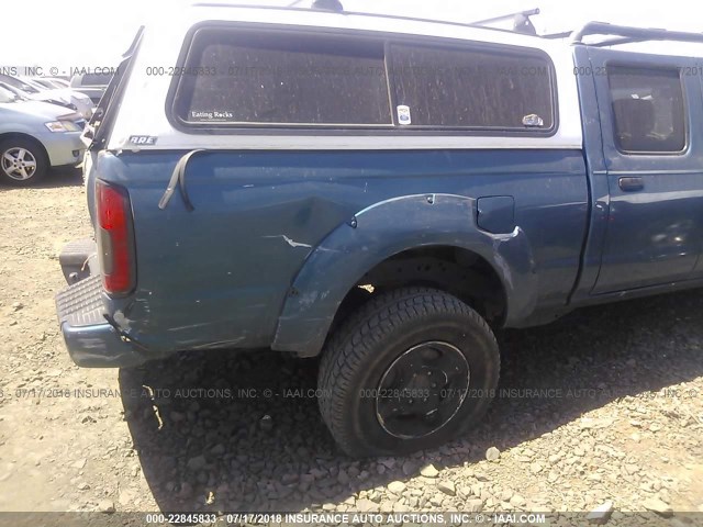 1N6MD29Y42C378556 - 2002 NISSAN FRONTIER CREW CAB SC BLUE photo 6