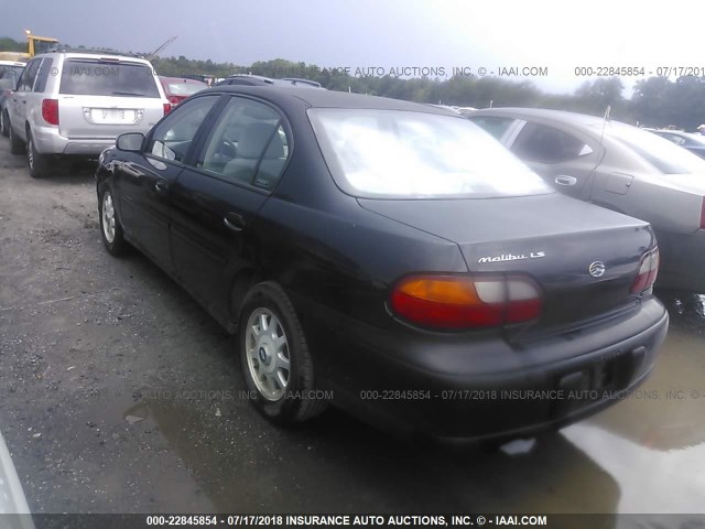 1G1NE52M7WY194520 - 1998 CHEVROLET MALIBU LS BLACK photo 3