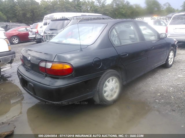 1G1NE52M7WY194520 - 1998 CHEVROLET MALIBU LS BLACK photo 4