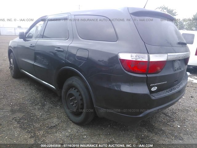 1D4RD2GG9BC741844 - 2011 DODGE DURANGO EXPRESS GRAY photo 3