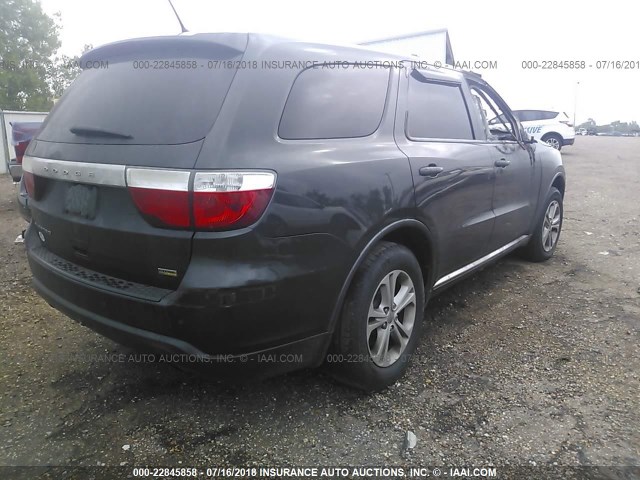 1D4RD2GG9BC741844 - 2011 DODGE DURANGO EXPRESS GRAY photo 4