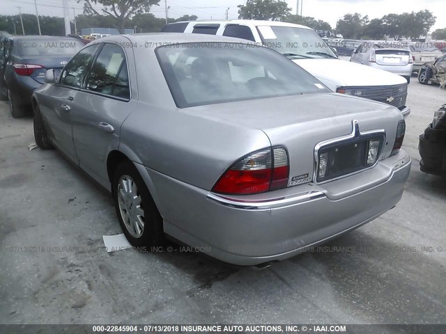 1LNHM86S93Y679508 - 2003 LINCOLN LS SILVER photo 3