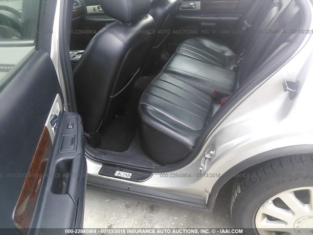 1LNHM86S93Y679508 - 2003 LINCOLN LS SILVER photo 8