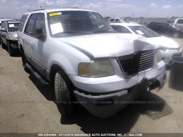 1FMPU15L73LC18088 - 2003 FORD EXPEDITION XLT WHITE photo 1