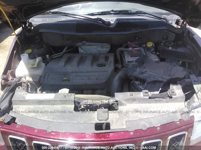 1C4NJDEB5CD567869 - 2012 JEEP COMPASS LATITUDE Qırmızı foto 10