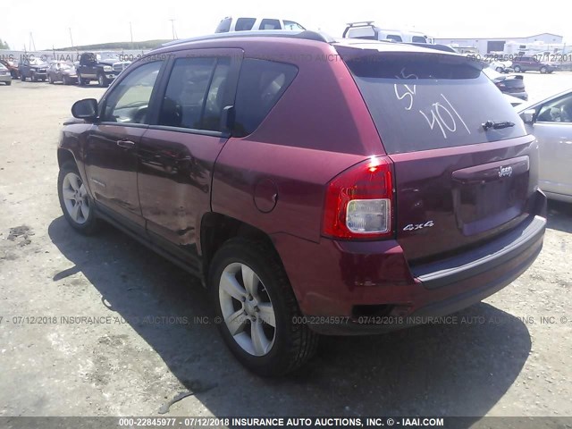 1C4NJDEB5CD567869 - 2012 JEEP COMPASS LATITUDE Qırmızı foto 3