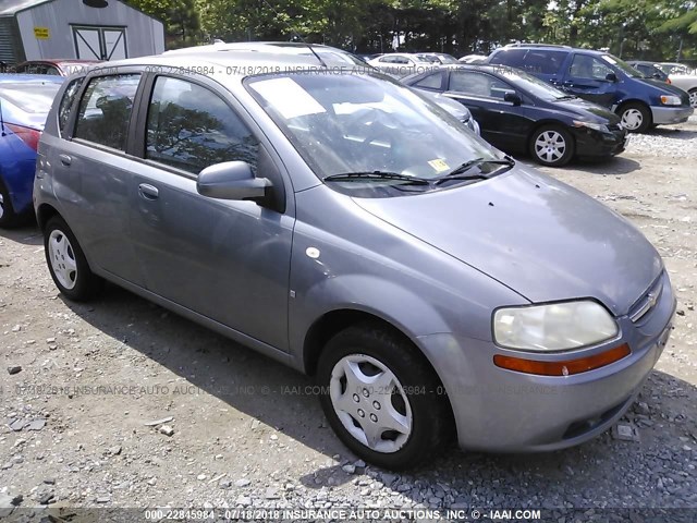 KL1TD66628B188589 - 2008 CHEVROLET AVEO LS 灰色 照片 1