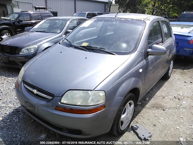 KL1TD66628B188589 - 2008 CHEVROLET AVEO LS 灰色 照片 2