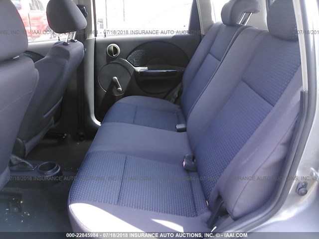 KL1TD66628B188589 - 2008 CHEVROLET AVEO LS 灰色 照片 8