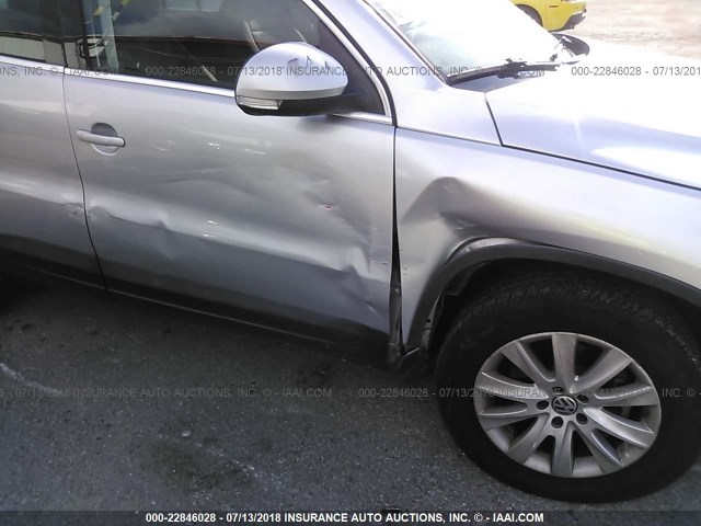 WVGAV75N79W504845 - 2009 VOLKSWAGEN TIGUAN S/SE/SEL SILVER photo 6