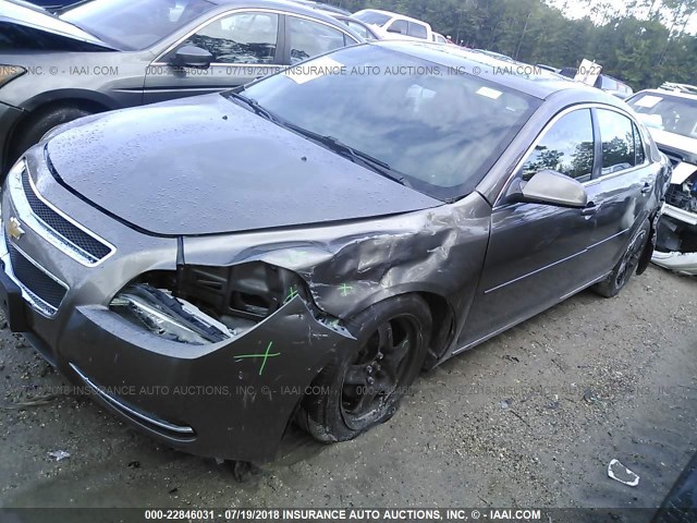 1G1ZC5EB7AF215890 - 2010 CHEVROLET MALIBU 1LT 灰色 照片 2