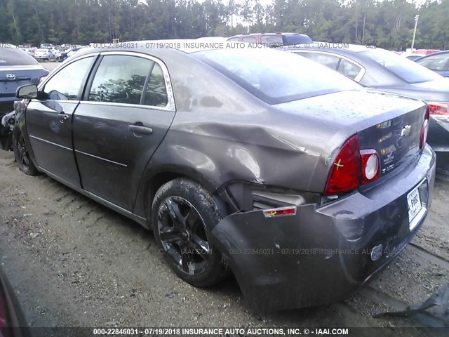 1G1ZC5EB7AF215890 - 2010 CHEVROLET MALIBU 1LT 灰色 照片 3