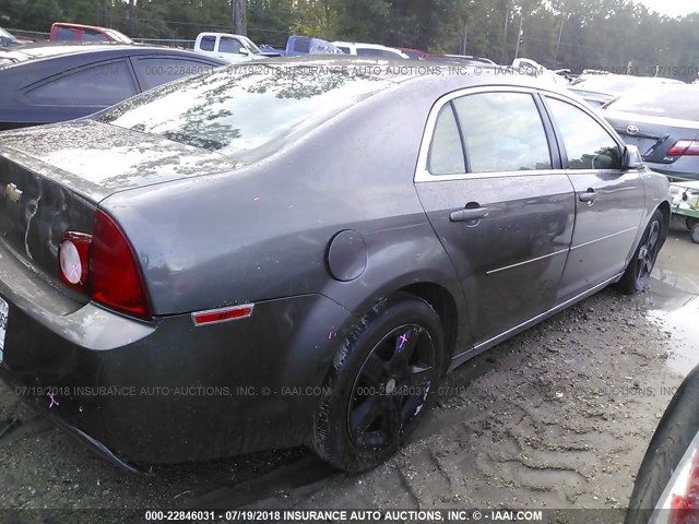 1G1ZC5EB7AF215890 - 2010 CHEVROLET MALIBU 1LT 灰色 照片 4