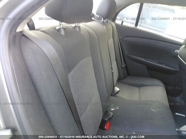 1G1ZC5EB7AF215890 - 2010 CHEVROLET MALIBU 1LT 灰色 照片 8