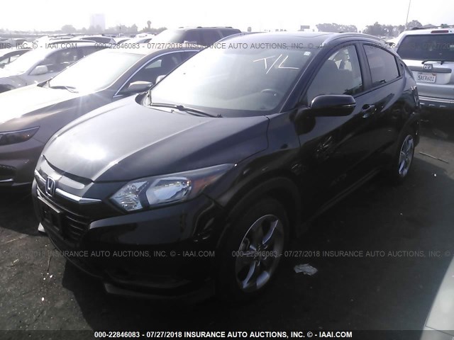 3CZRU5H7XHM711248 - 2017 HONDA HR-V EXL BLACK photo 2