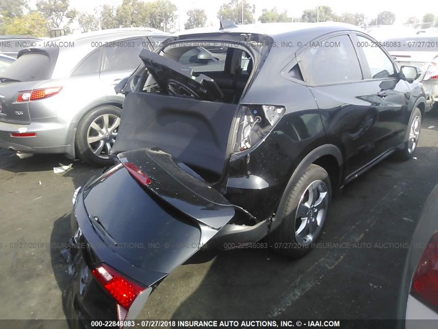 3CZRU5H7XHM711248 - 2017 HONDA HR-V EXL BLACK photo 4