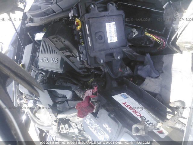 1J4HR48N15C518540 - 2005 JEEP GRAND CHEROKEE LAREDO/COLUMBIA/FREEDOM 黑色 照片 10