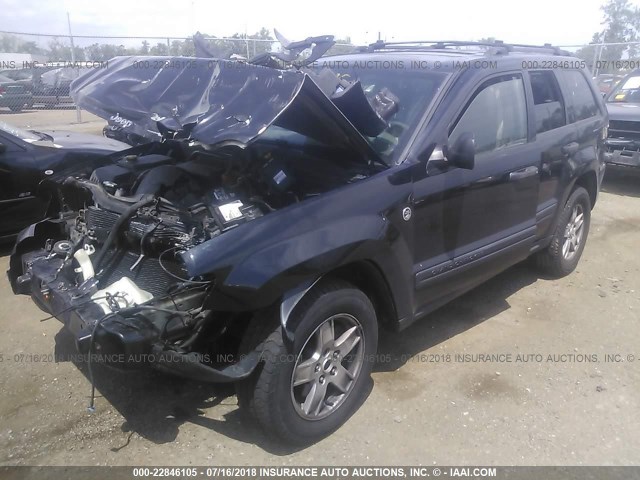 1J4HR48N15C518540 - 2005 JEEP GRAND CHEROKEE LAREDO/COLUMBIA/FREEDOM 黑色 照片 2