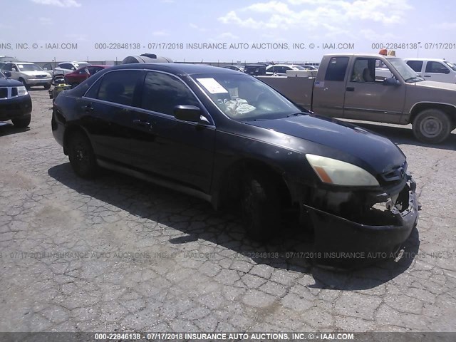 3HGCM56475G704306 - 2005 HONDA ACCORD LX Siyah fotoğraf 1