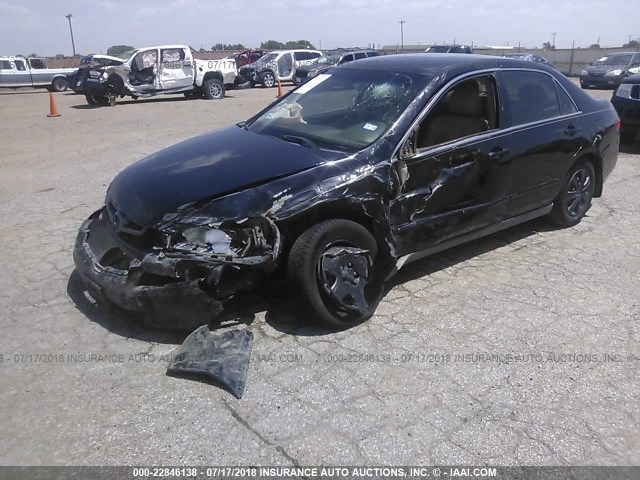 3HGCM56475G704306 - 2005 HONDA ACCORD LX Siyah fotoğraf 2